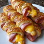 Ham and Cheese Sticks – Golden, Gooey & Irresistibly Snackable!