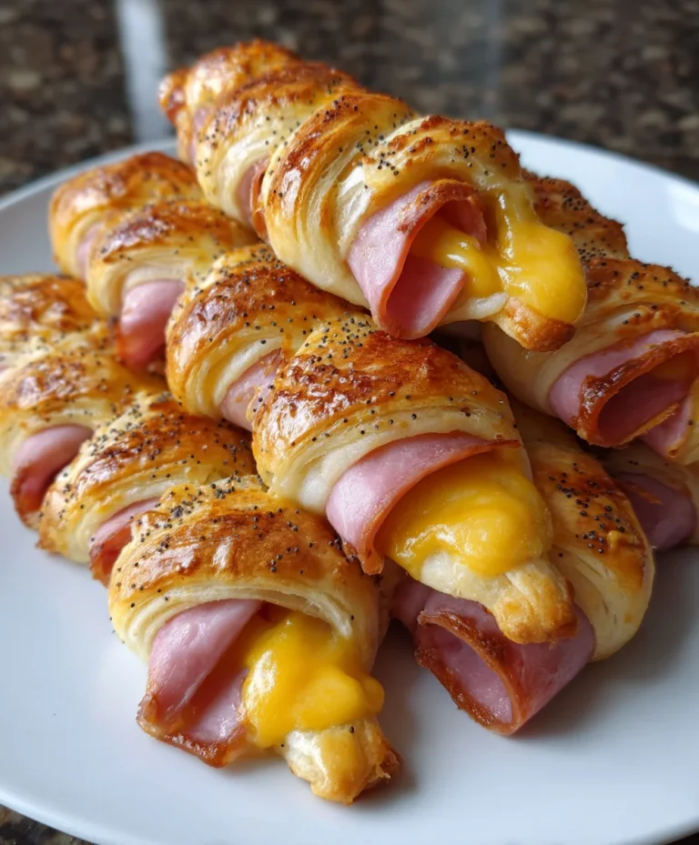 Ham and Cheese Sticks – Golden, Gooey & Irresistibly Snackable!