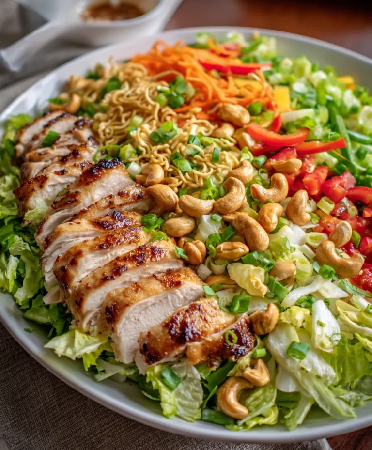 Chicken Cashew Crunch Salad – Fresh, Crispy & Packed with Bold Flavor!