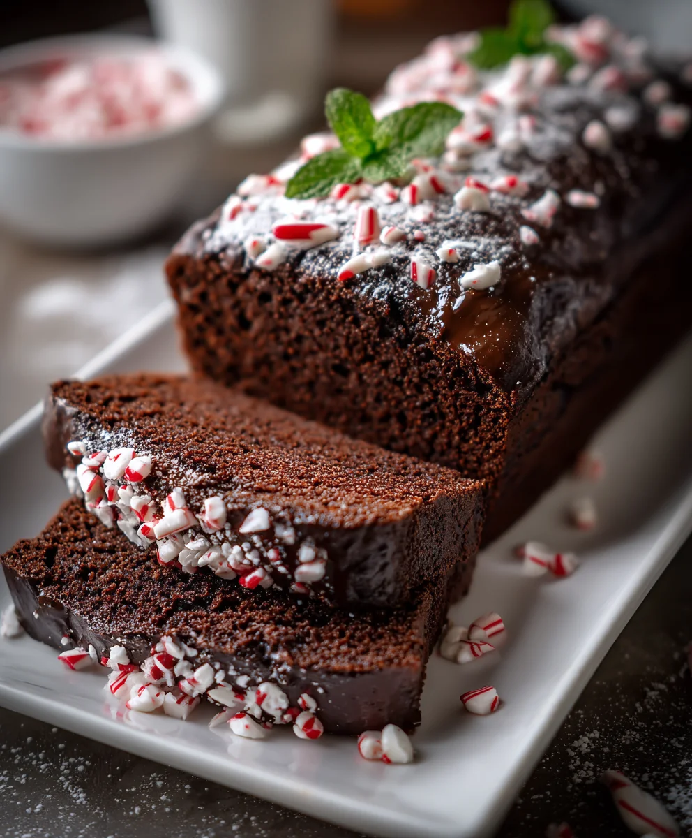 Chocolate Peppermint Bread – Rich, Minty & Holiday-Bakery Delicious!