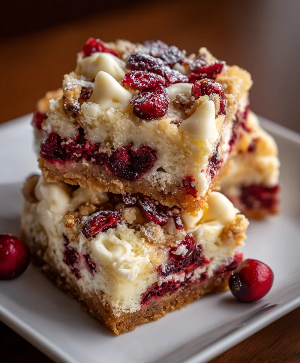 Cranberry Bliss Bars – Sweet, Spiced & Starbucks-Style Festive Bliss!