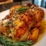 Garlic Herb Roast Chicken – Juicy, Golden & Packed with Aromatic Flavor!