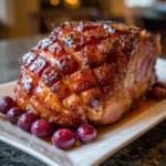 Spiced Cherry and Port Glazed Ham – Juicy, Glazed & Holiday-Perfect!