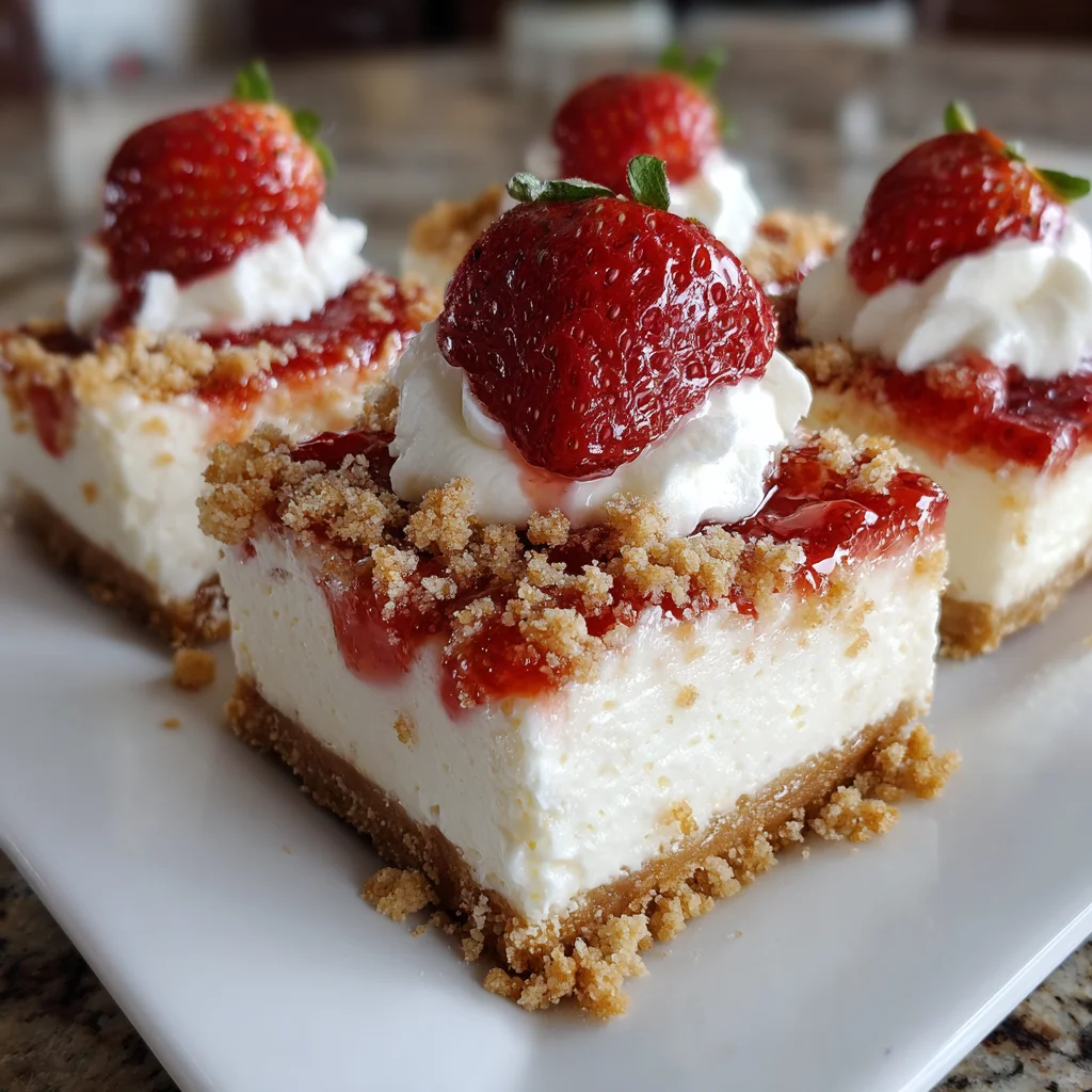 Irresistible Strawberry Crunch Cheesecake Bites – Creamy, Fruity & Perfectly Portable! 