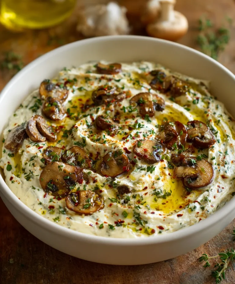 Stuffed Mushroom Dip – Creamy, Savory & Addictively Delicious!