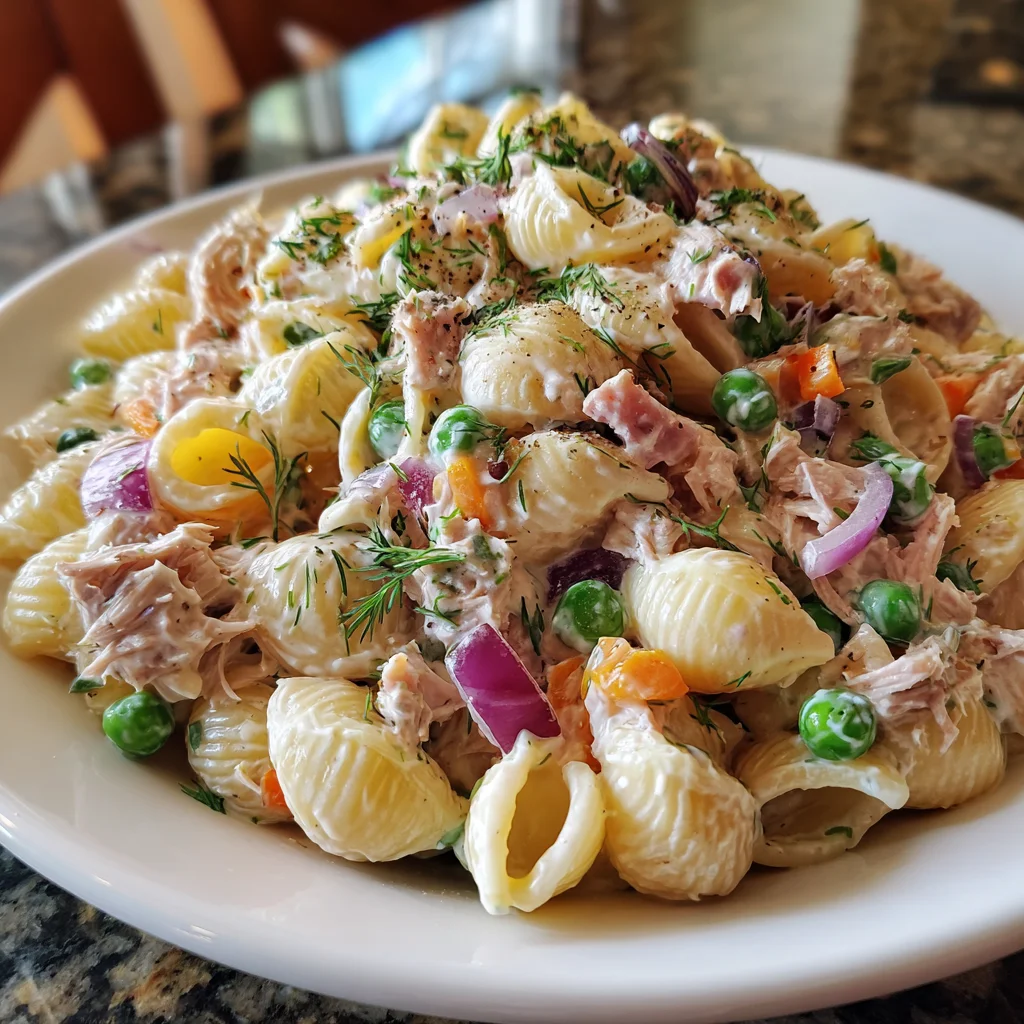 Tuna Pasta Salad – Creamy, Fresh & Perfectly Satisfying!