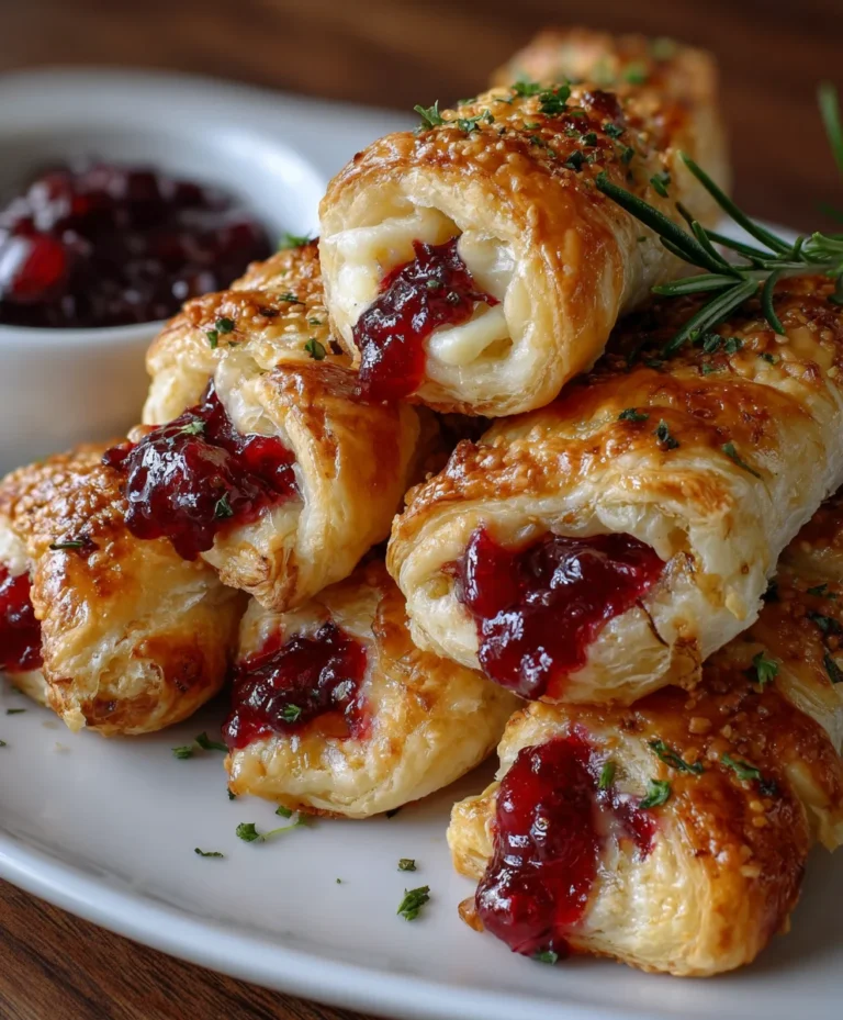 Cranberry Brie Puff Pastry Twists – Buttery, Sweet & Elegantly Festive!