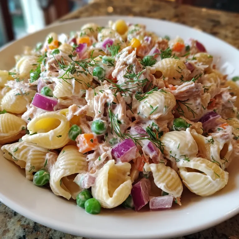 Tuna Pasta Salad – Creamy, Fresh & Perfectly Satisfying!