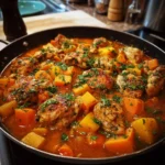 Hearty Chicken Stew with Butternut Squash – Cozy, Comforting & Bursting with Autumn Flavors!