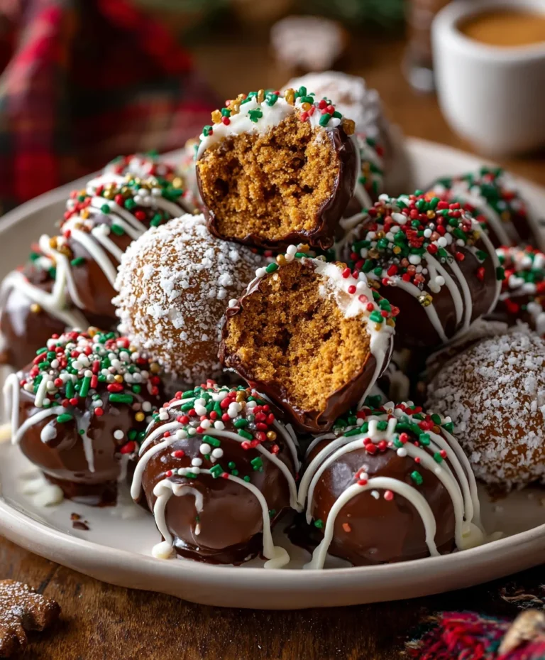Christmas Gingerbread Truffles – Cozy, Spiced & Melt-In-Your-Mouth Festive Bliss!