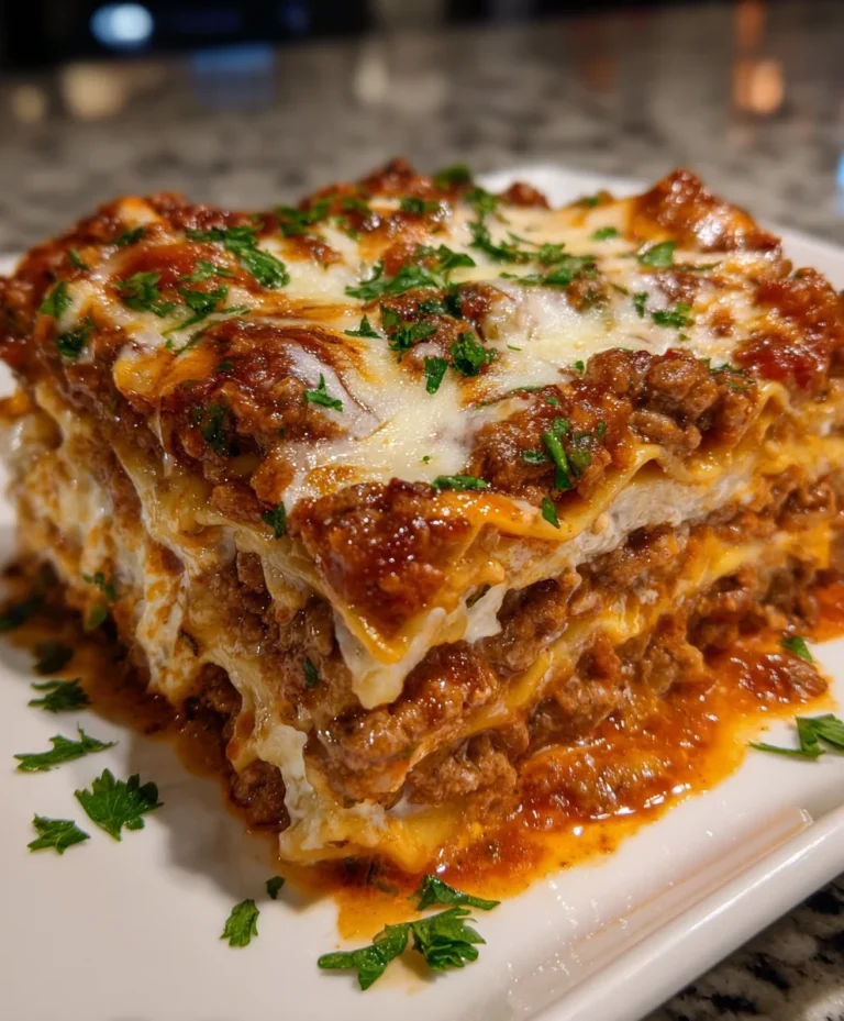 No-Boil Lasagna – Easy, Cheesy & Comfort Food Made Simple!