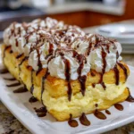 Easy Eclair Cake Dessert – Creamy, Chocolatey & Impossible to Resist!
