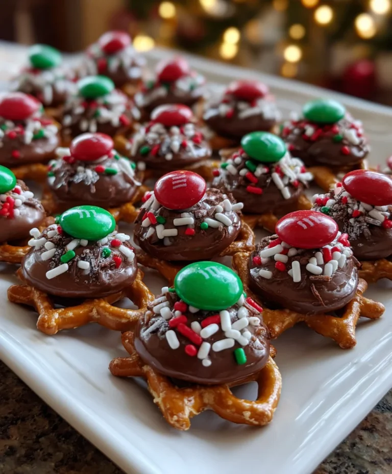 4-Ingredient Pretzel Christmas Treats – Sweet, Salty & Holiday-Perfect!