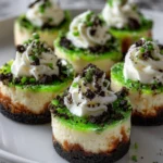Grinch Mini Cheesecakes – Creamy, Festive & Whoville-Approved Sweetness!