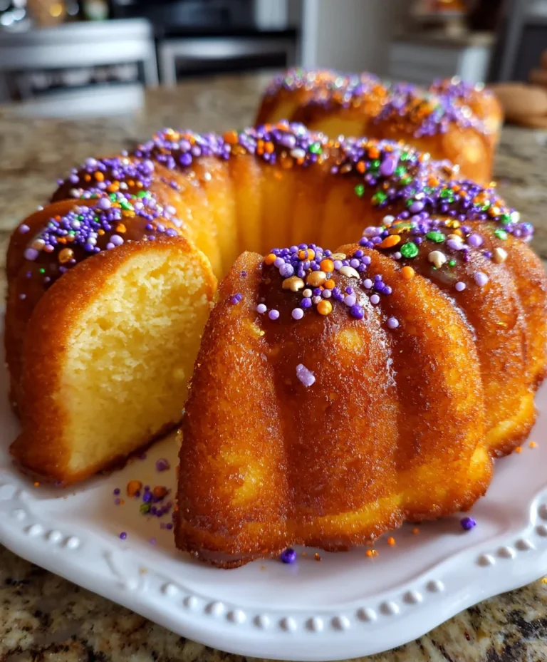 Halloween Bundt Cake – Spooky, Colorful & Sweetly Sinister Fun!