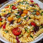 Greek Pasta Salad – Fresh, Zesty & Bursting with Mediterranean Goodness!