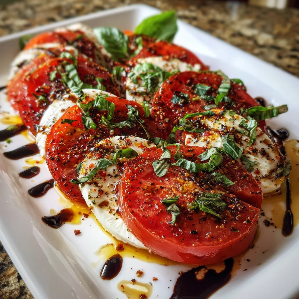 Ultimate Roasted Tomato Caprese Salad – Sweet, Savory & Bursting with Italian Flavor!