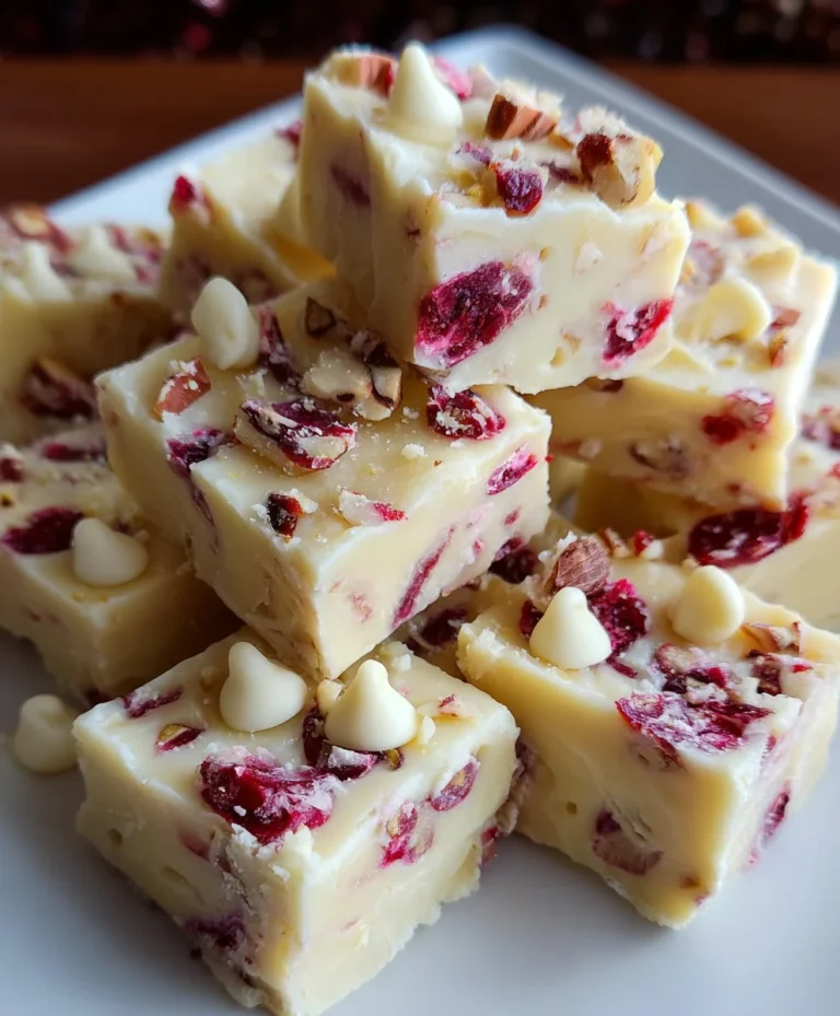 Cranberry Orange Fudge – Creamy, Bright & Festively Delicious!