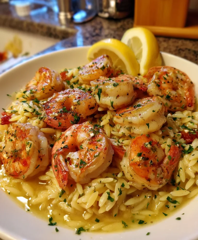 Garlic Butter Shrimp and Orzo – Succulent, Savory & Elegantly Easy!