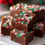 3-Ingredient Christmas Fudge Squares – Rich, Creamy & Holiday-Ready in Minutes!