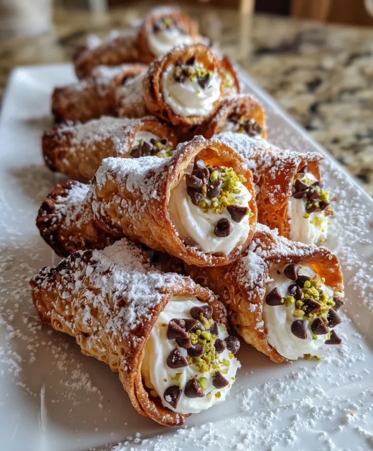 Mini Cannoli Cups Delight – Crispy, Creamy & Irresistibly Fun!