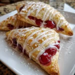 Homemade Cherry Puff Turnovers – Flaky, Juicy & Bakery-Perfect!