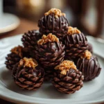 No-Bake Pinecone Truffles – Adorable, Chocolatey & Perfect for the Holidays!