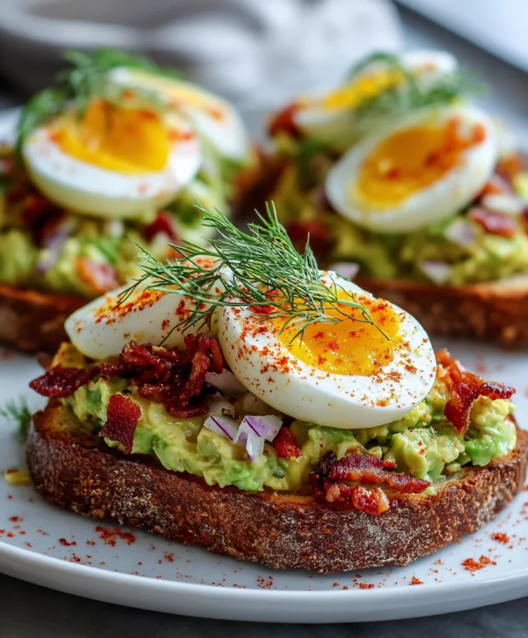 Avocado Toast with Egg – Fresh, Creamy & Protein-Packed Morning Magic!