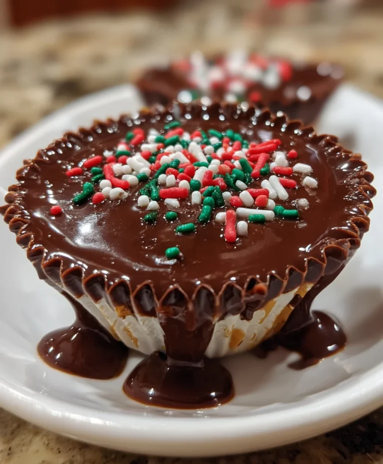 Christmas Chocolate Caramel Cups – Rich, Gooey & Holiday-Perfect!