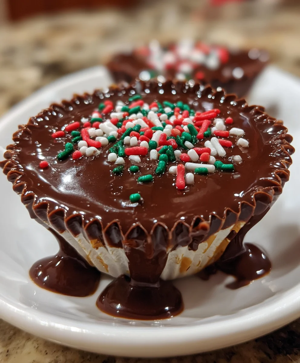 Christmas Chocolate Caramel Cups – Rich, Gooey & Holiday-Perfect!