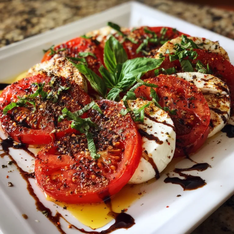 Ultimate Roasted Tomato Caprese Salad – Sweet, Savory & Bursting with Italian Flavor!