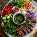 Steak Chimichurri & Dense Bean Salad – Bold, Fresh & Protein-Packed Perfection!