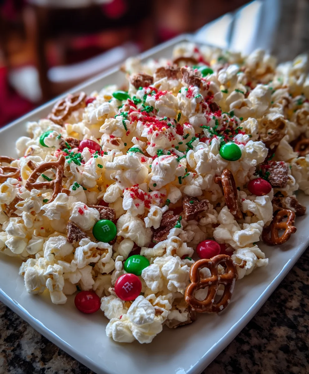 Christmas Popcorn – Sweet, Crunchy & Bursting with Festive Fun!