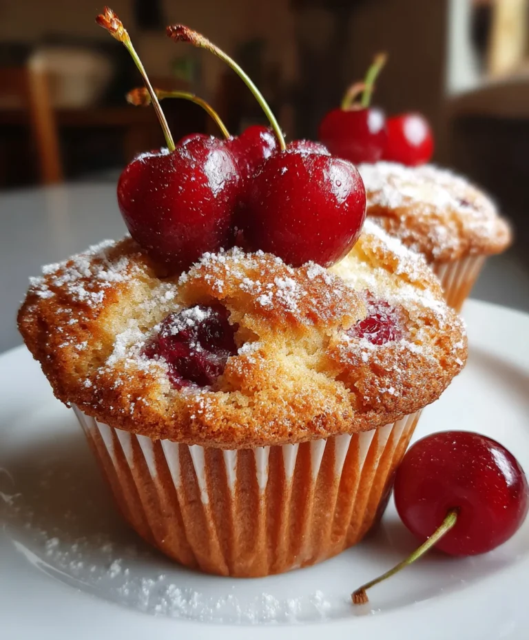 Cherry Cobbler Muffins Easy – Juicy, Cozy & Sweetly Irresistible!