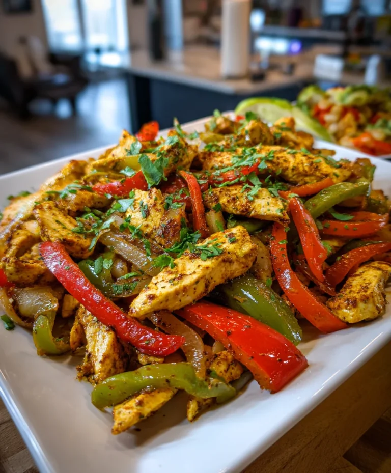 Chicken Fajitas – Sizzling, Flavorful & Perfect for Any Night!