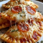 Cheesy Pizza Pockets – Gooey, Crispy & Loaded with Classic Pizza Flavor!