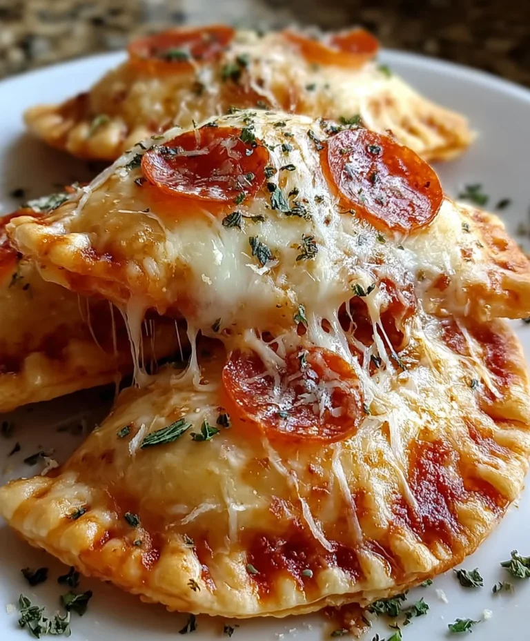 Cheesy Pizza Pockets – Gooey, Crispy & Loaded with Classic Pizza Flavor!