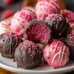 Chocolate Raspberry Truffles – Rich, Velvety & Bursting with Berry Bliss!