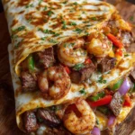 Creole Steak and Shrimp Quesadillas – Spicy, Cheesy & Packed with Bold Flavor!