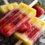 Tropical Strawberry Pineapple Popsicles – Refreshing, Fruity & Sunshine in Every Bite!