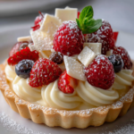 Elegant White Chocolate Mousse Tart – Silky, Refined & Absolutely Luxurious!