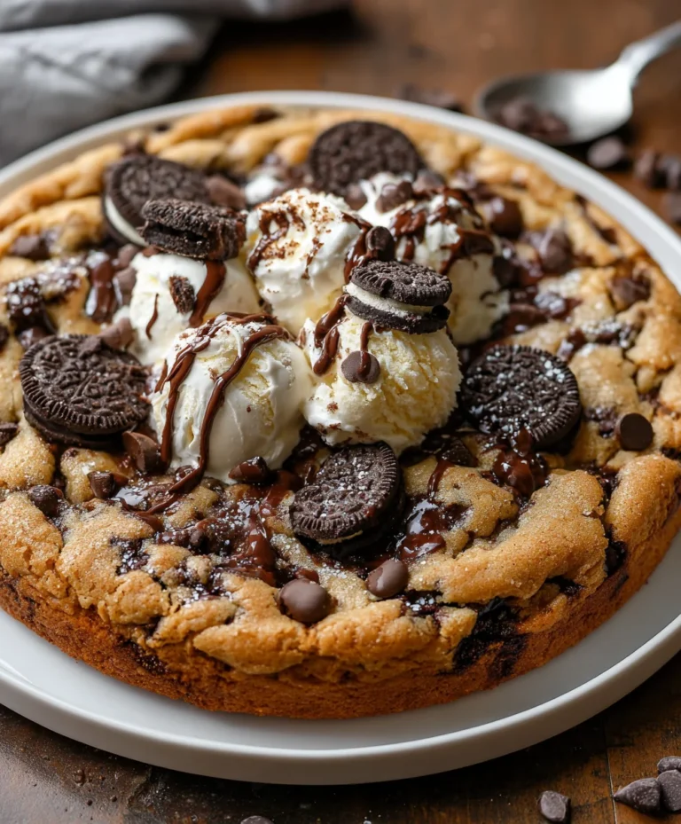 Cookies & Cream Skillet Cookie – Gooey, Chocolatey & Irresistibly Fun!