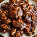 Chocolate Pecan Turtle Clusters – Gooey, Crunchy & Candy-Shop Decadent!
