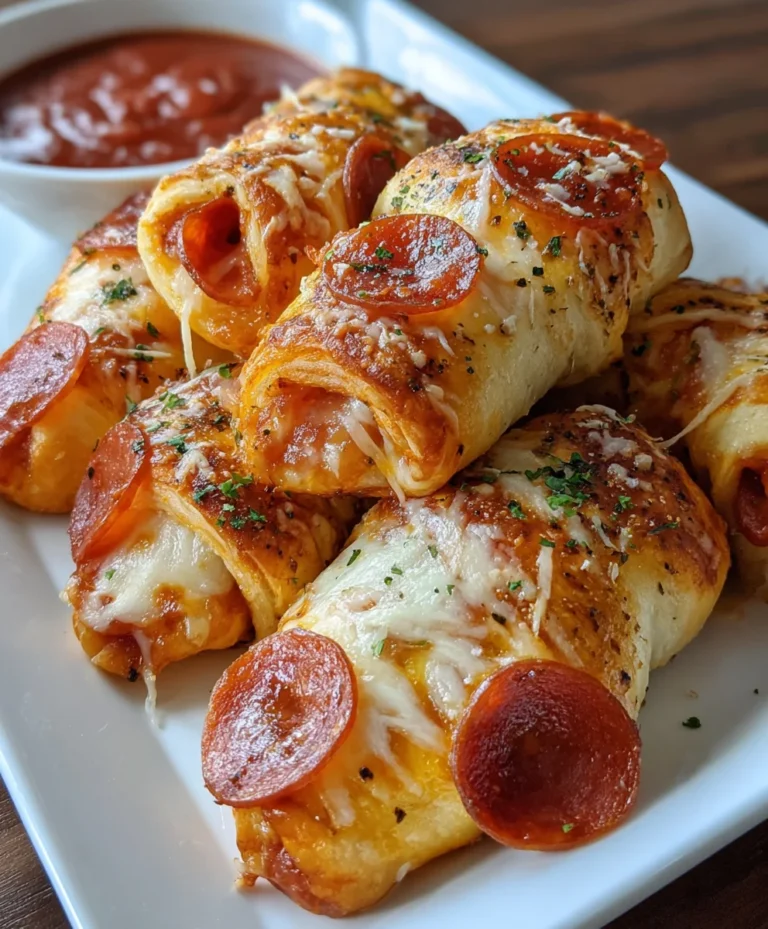 Cheesy Pepperoni Pizza Roll-Ups – Crispy, Melty & Totally Irresistible!