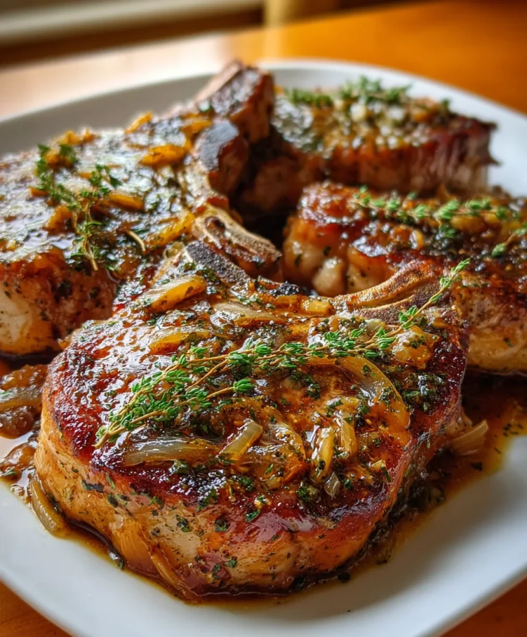 French Onion Pork Chops – Rich, Savory & Melt-in-Your-Mouth Delicious!