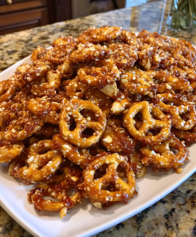 Butter Toffee Pretzels – Crunchy, Buttery & Perfectly Sweet-Salty!