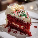 Christmas Red Velvet Poke Cake – Moist, Creamy & Holiday-Ready Showstopper!