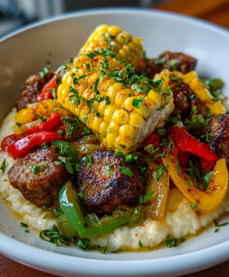 Maque Choux with Sausage & Corn – Creamy, Smoky & Full of Southern Soul!