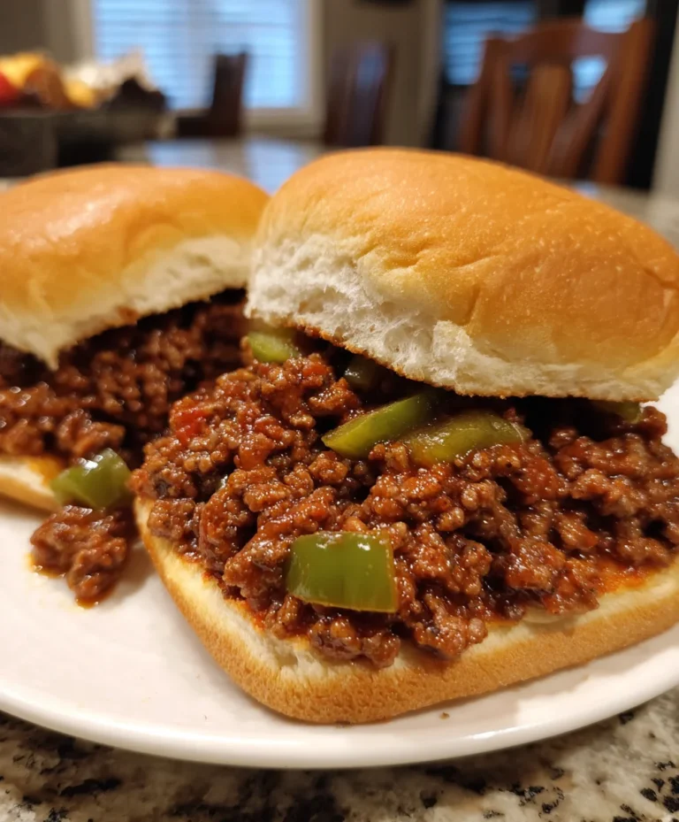 Ground Beef Sloppy Joes – Saucy, Savory & Classic Comfort Made Easy!