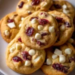 White Chocolate Cranberry Cookies – Soft, Chewy & Sweet-Tart Holiday Bliss!